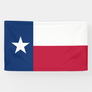 Patriotic Texas state flag custom Banner