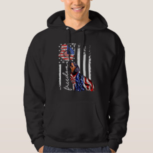 Patriotic Th Of July Weiner Dachshund Dog Freedom Hoodie