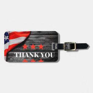 Patriotic Thank you  Luggage Tag