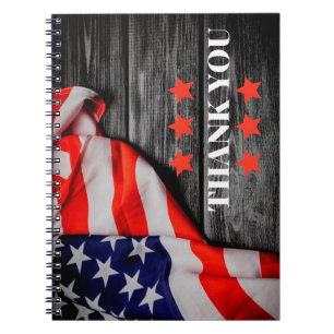 Patriotic Thank you Notebook