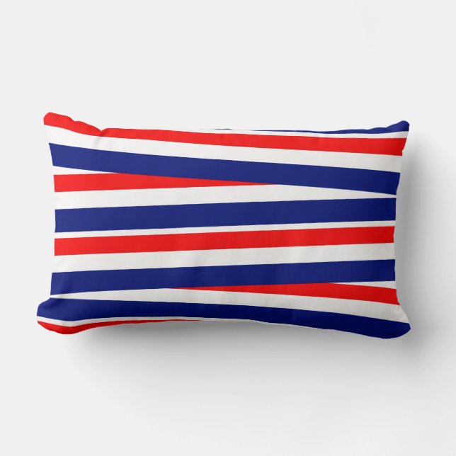 Patriotic Throw Pillow  (Front)