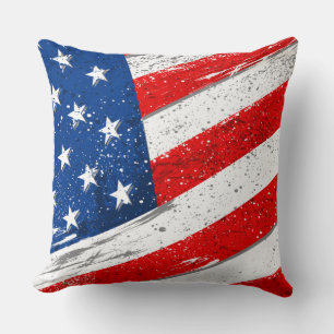 Patriotic Throw Pillow 