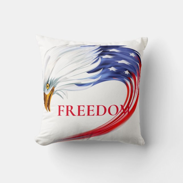 Patriotic Throw Pillow (Front)