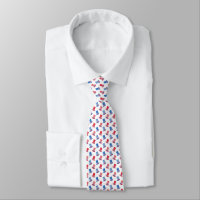 Patriotic Tie, American Pride, Red White Blue Hats