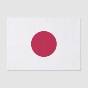 Patriotic tissue paper with flag of Japan