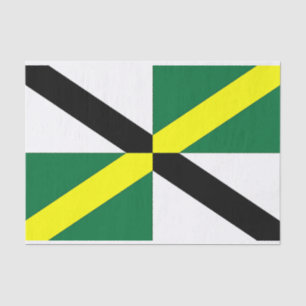 Patriotic tissue paper with flag of Monterey, USA