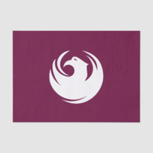 Patriotic tissue paper with flag of Phoenix City