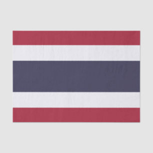 Patriotic tissue paper with flag of Thailand