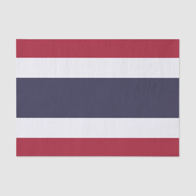 Patriotic tissue paper with flag of Thailand (Front)