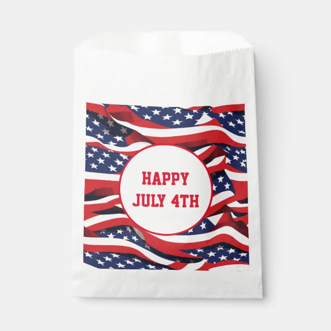 Patriotic Treat Favour Bag (Front)