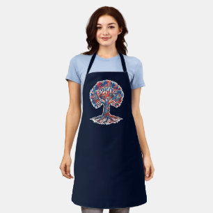 Patriotic Tree for America's 250th anniversary Apron