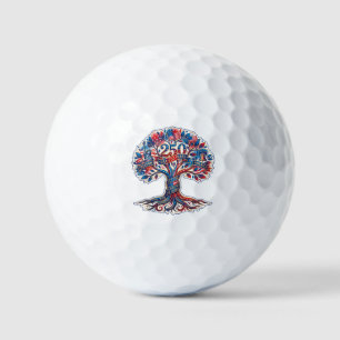 Patriotic Tree for America's 250th anniversary Golf Balls