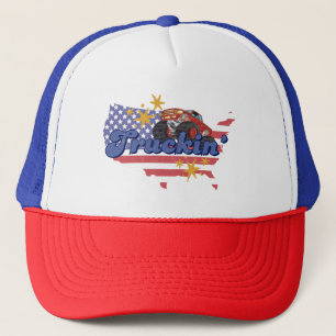 Patriotic Truckin' Trucker Hat