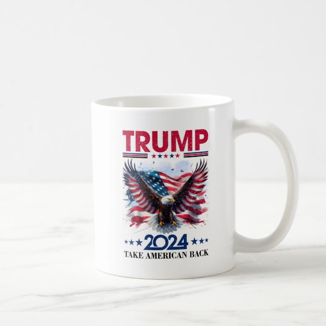 Patriotic  Trump Coffee Mug (Right)