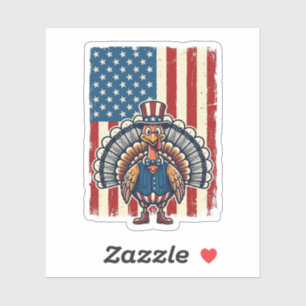 Patriotic Turkey Flag Vintage Engraving Shirt Desi