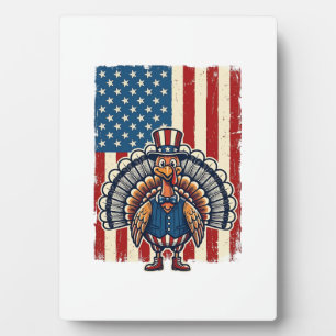 Patriotic Turkey Flag Vintage Engraving Shirt Desi Plaque