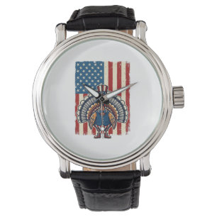 Patriotic Turkey Flag Vintage Engraving Shirt Desi Watch