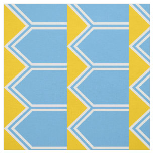 Patriotic Tuva Flag Fabric