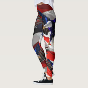 Patriotic U.S.A. FLAG CBDOilPrincess  Leggings