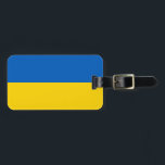 Patriotic Ukraine Flag Luggage Tag<br><div class="desc">Patriotic flag of Ukraine.</div>