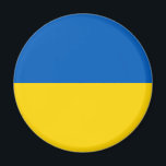 Patriotic Ukraine Flag Magnet<br><div class="desc">Patriotic flag of Ukraine.</div>
