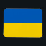 Patriotic Ukraine Flag Magnet<br><div class="desc">Patriotic flag of Ukraine.</div>
