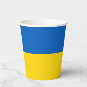 Patriotic Ukraine Flag Paper Cups