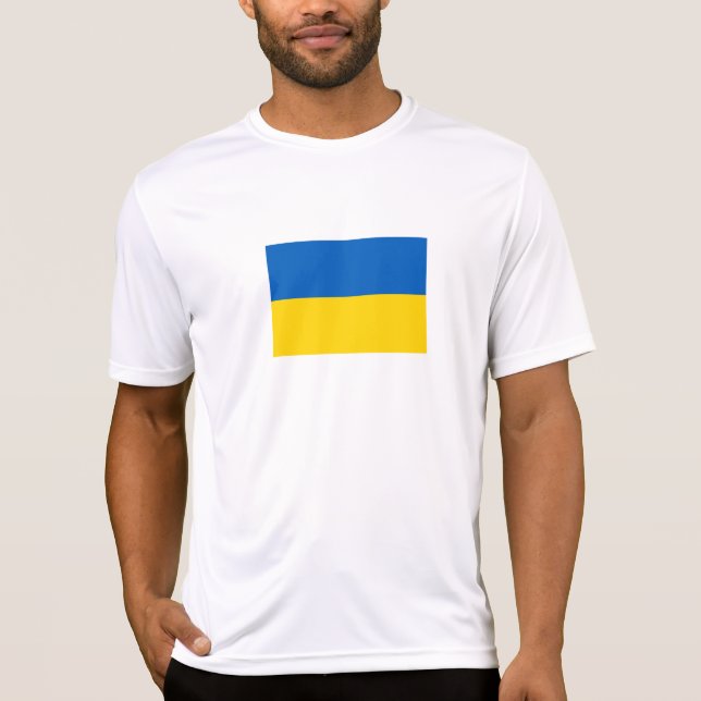 Patriotic Ukraine Flag T-Shirt (Front)