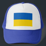 Patriotic Ukraine Flag Trucker Hat<br><div class="desc">Patriotic flag of Ukraine.</div>