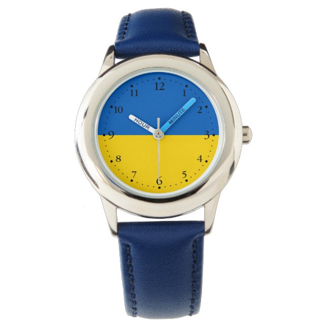 Patriotic Ukraine Flag Watch (Front)
