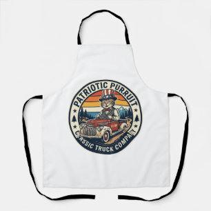 Patriotic Uncle Sam Cat Retro Sunset T-Shirt (5)_1 Apron