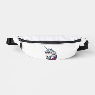Patriotic Unicorn Flag Sunglasses Vintage Vector_1 Bum Bags