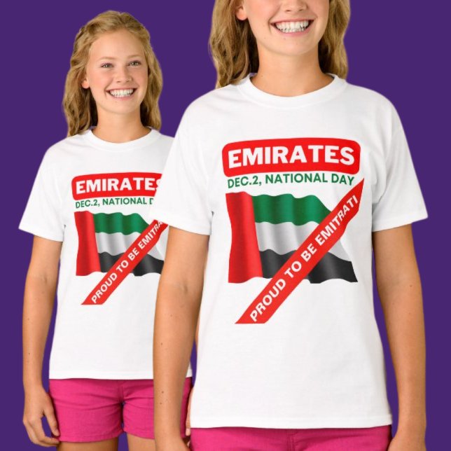 Patriotic United Arab Emirates Flag T-Shirt (Creator Uploaded)
