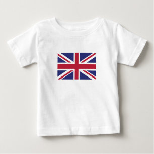 Patriotic United Kingdom Flag Baby T-Shirt