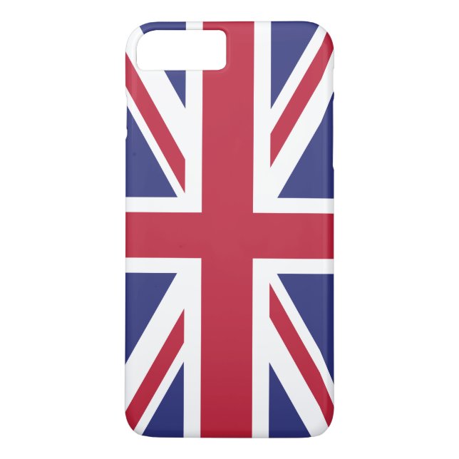 Patriotic United Kingdom Flag Case-Mate iPhone Case (Back)
