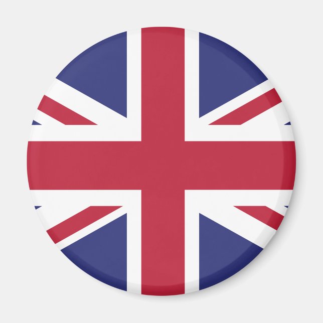 Patriotic United Kingdom Flag Magnet (Front)