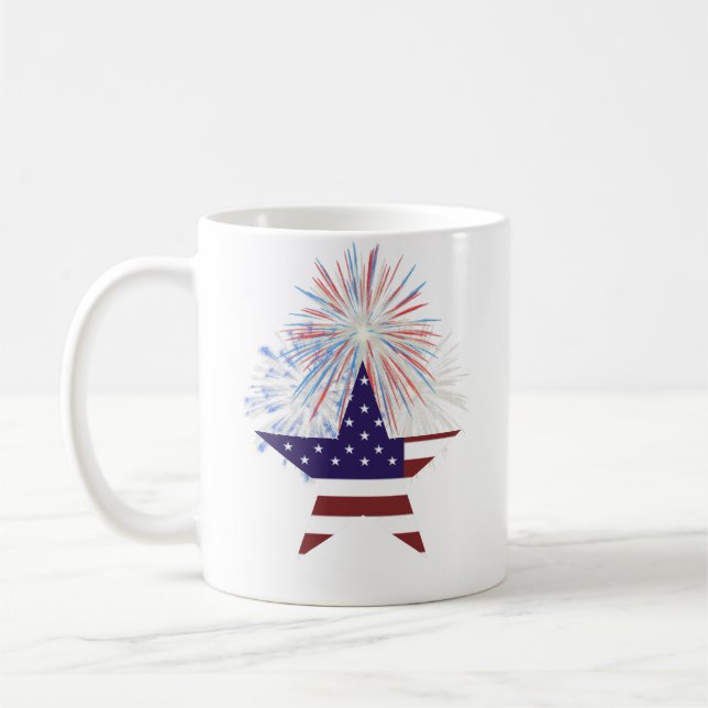 Patriotic US Mug (Left)