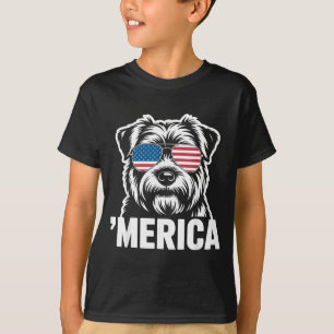 Patriotic Usa Aamerican Flag 4th Of July Norfolk T-Shirt