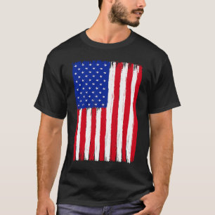 Patriotic USA American Flag For men and women T-Shirt