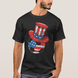 Patriotic USA American Flag Men Boys 4th Of July S T-Shirt