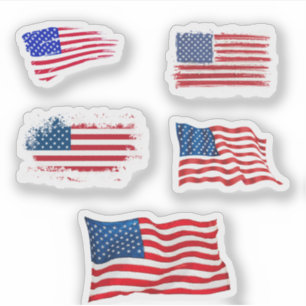 Patriotic USA American Flags