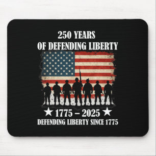 Patriotic Usa Army Us Military Parade 250th Annive Mouse Pad