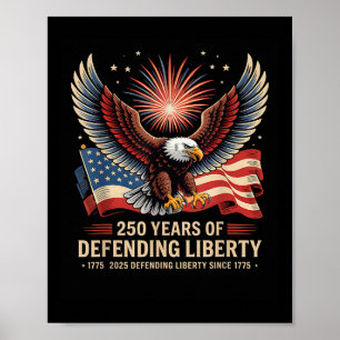 Patriotic Usa Army Us Military Parade 250th Annive Poster