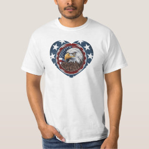 Patriotic USA Bald Eagle T-Shirt