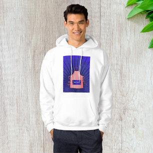 Patriotic USA Chef Red White Blue BBQ Cooking Hoodie