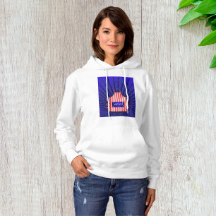 Patriotic USA Chef Red White Blue BBQ Cooking Hoodie
