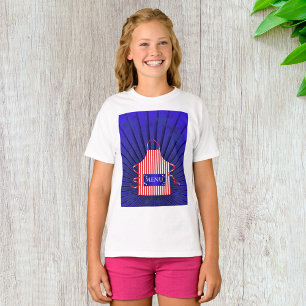 Patriotic USA Chef Red White Blue BBQ Cooking  T-Shirt