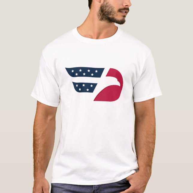 Patriotic USA Eagle Wing T-Shirt (Front)