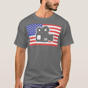 Patriotic USA - Film Director Screenwriter T-Shirt