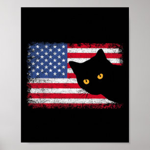 Patriotic Usa Flag 4th Of July Men Women Kids Boys Poster